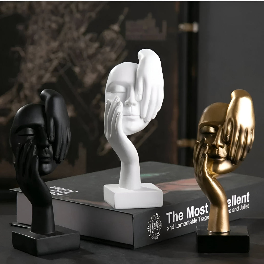 Abstract philosopher sculpture for modern home
