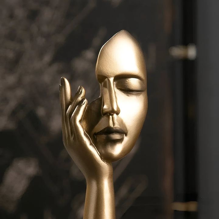 Abstract philosopher sculpture for modern home
