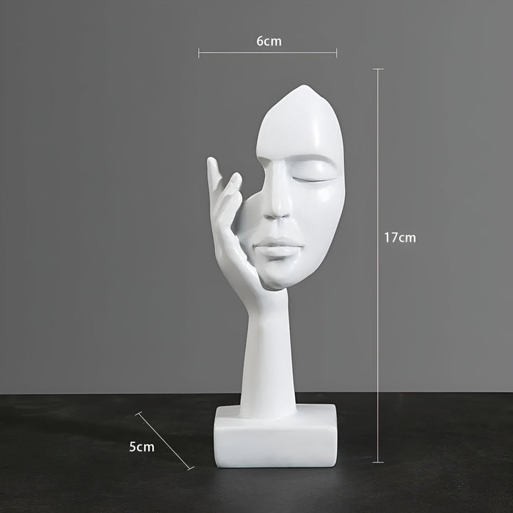 Abstract philosopher sculpture for modern home