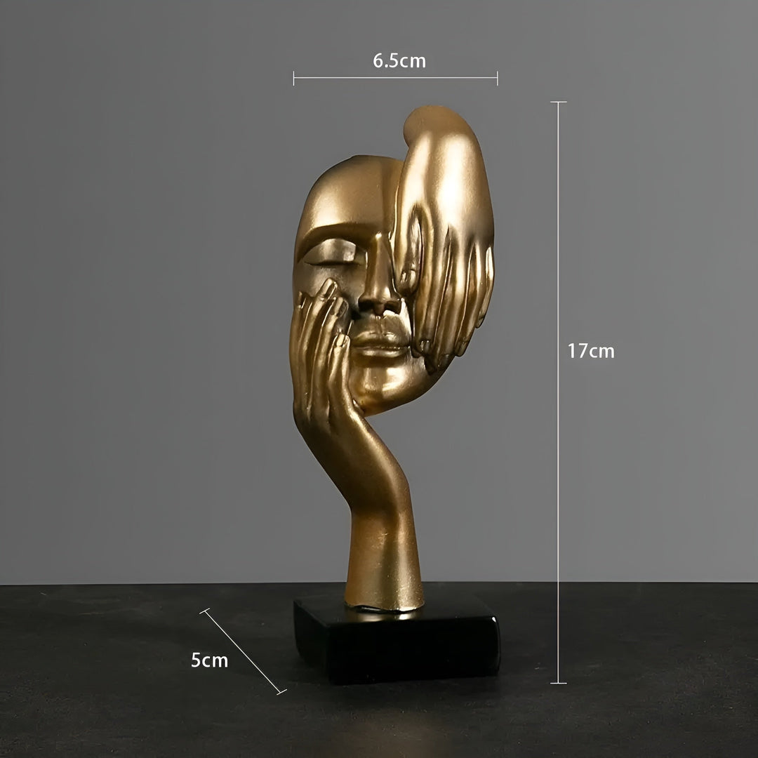 Abstract philosopher sculpture for modern home