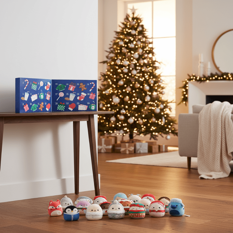 Advent calendar for children: 24 charming mikromallow-figurer