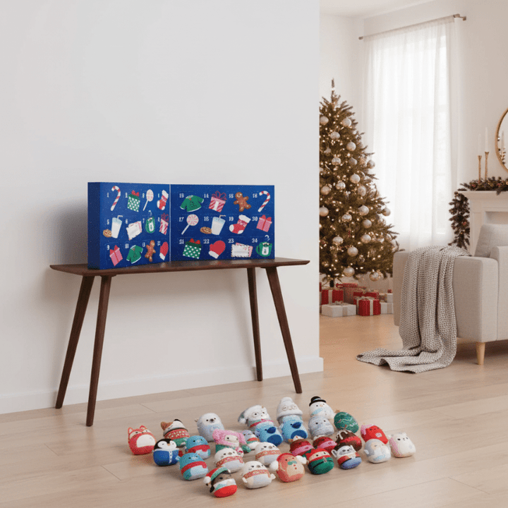 Advent calendar for children: 24 charming mikromallow-figurer