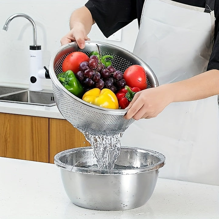 Versatile kitchen equipment set: die category and mikseb sweater in steel