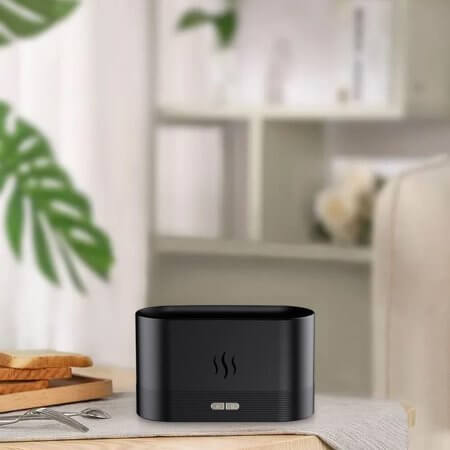 Aromatherapy Diffuser with Flame Effect for Home