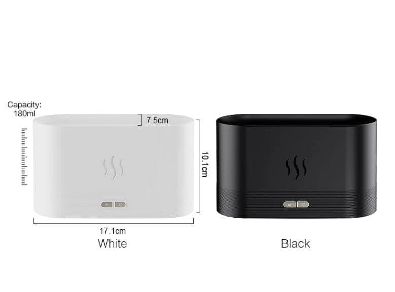 Aromatherapy Diffuser with Flame Effect for Home