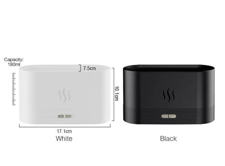 Aromatherapy Diffuser with Flame Effect for Home