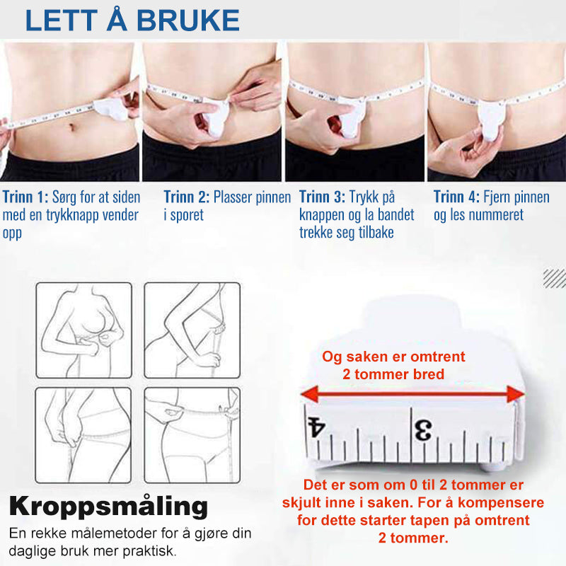 Automatic Målebånd - Simple Kroppsmåtting - Precise Resultat