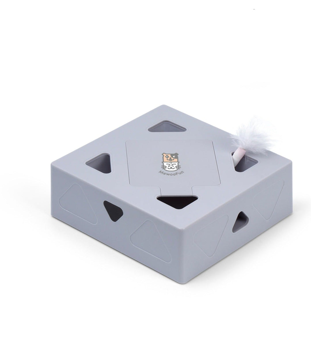 Interactive automatic katte toy with fjär for active cat