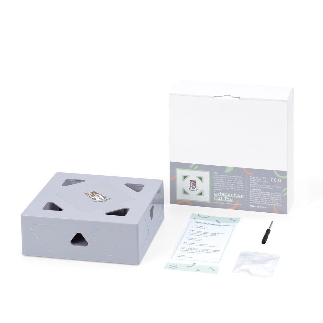 Interactive automatic katte toy with fjär for active cat