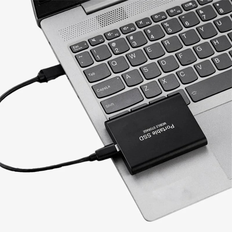 Portable external ssd for quick storage and dataoverföring