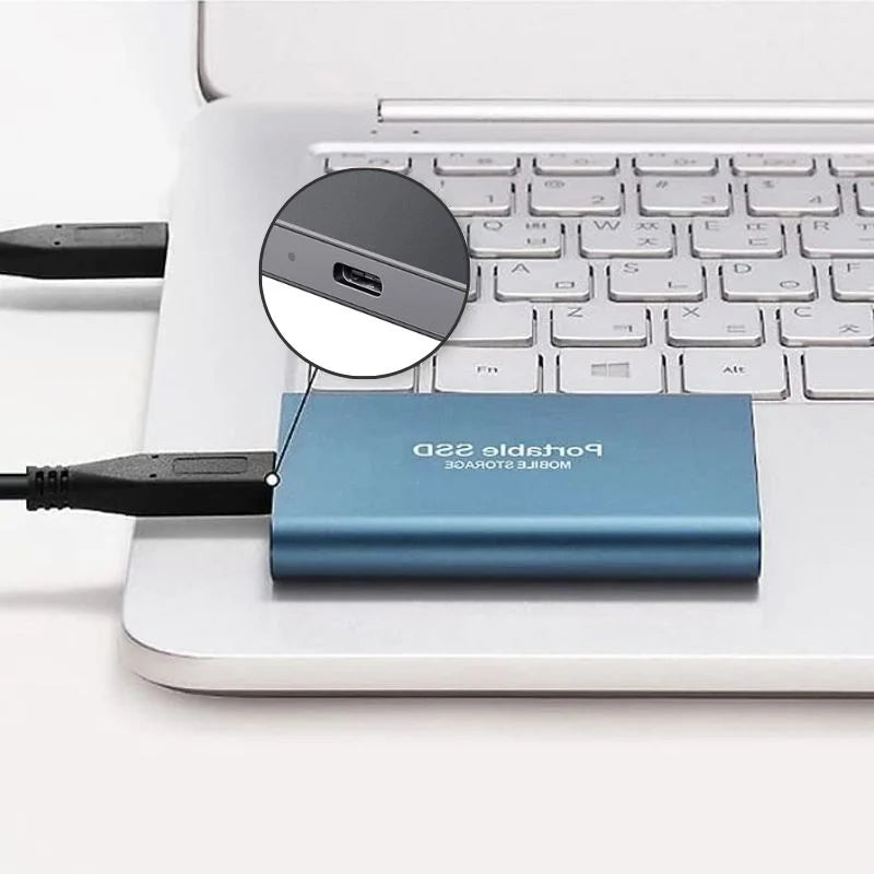 Portable external ssd for quick storage and dataoverföring