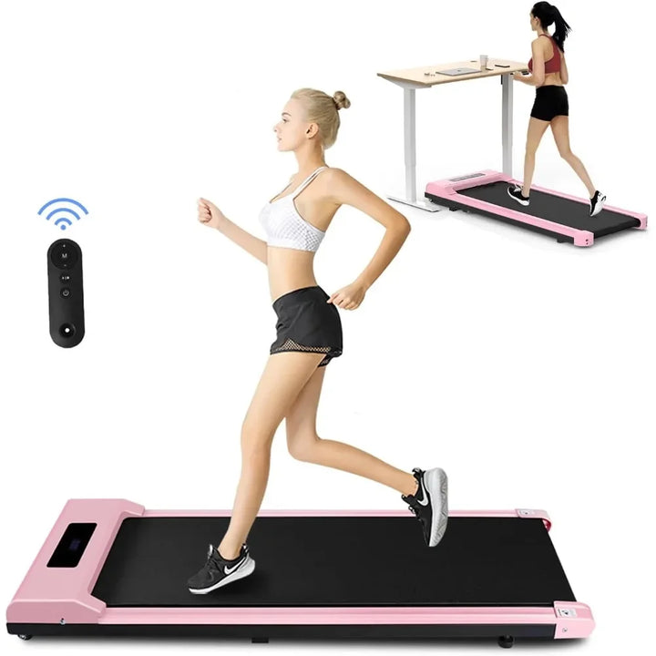 Portable flat tredemölle for office and home