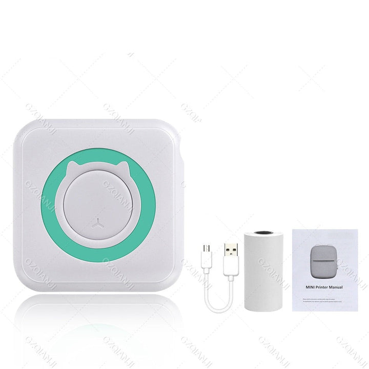 Portable wireless pocket printer for notes and pictures