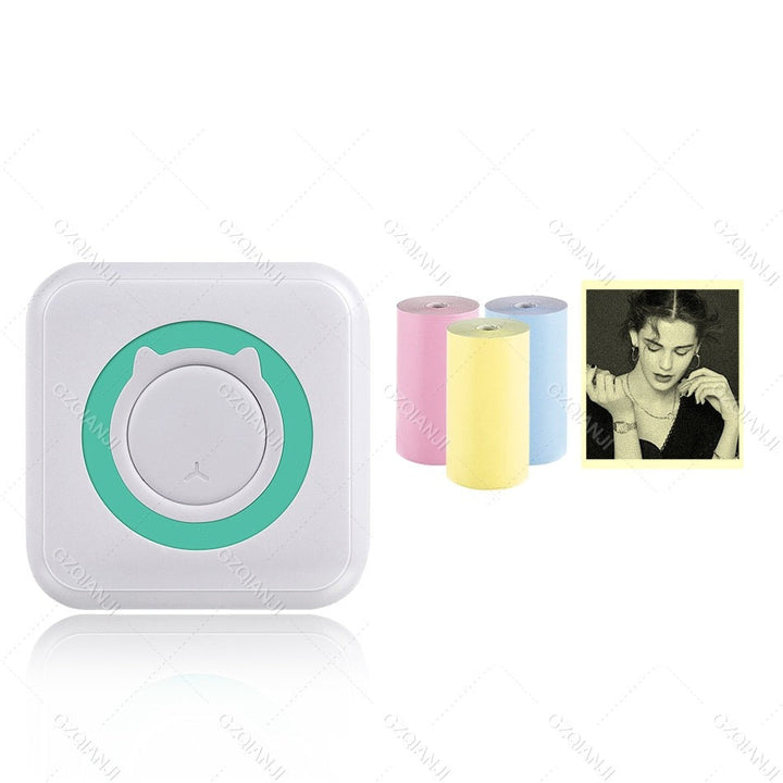 Portable wireless pocket printer for notes and pictures