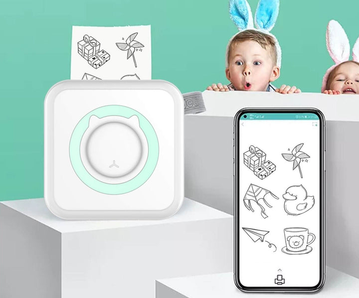 Portable wireless pocket printer for notes and pictures