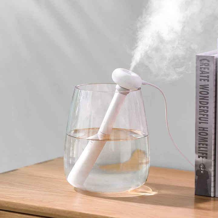Portable flaskeluftfukter for fresh air where that gladly