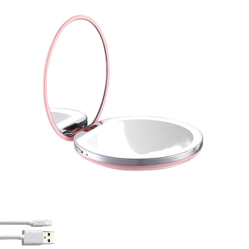Berry naked suffered rouge mirror with adjustable lighting for women