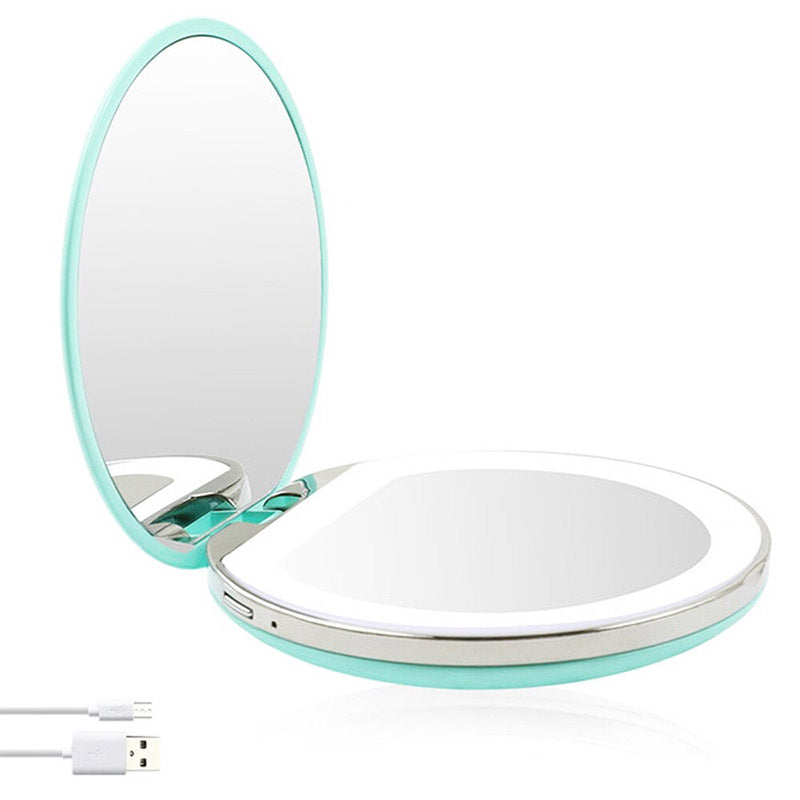 Berry naked suffered rouge mirror with adjustable lighting for women