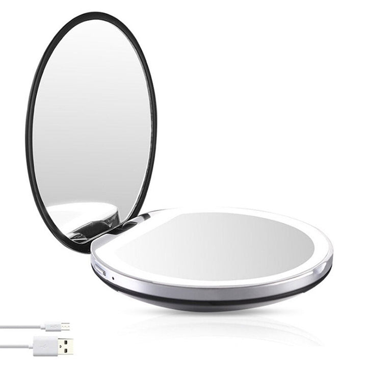 Berry naked suffered rouge mirror with adjustable lighting for women