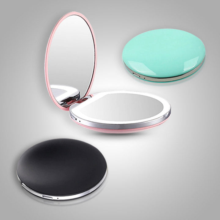 Berry naked suffered rouge mirror with adjustable lighting for women