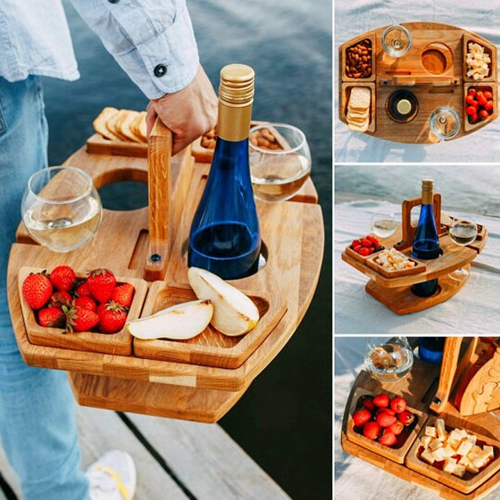 Berry naked piknik table in wood - perfect for outdoor cut forest