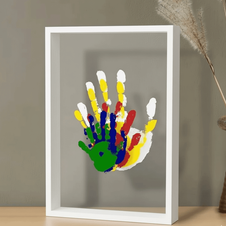 Babyminne frame for hand - and footprint