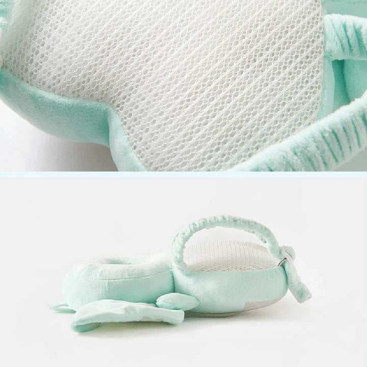 Babyhode pillow for småbarns head - and back safeguard