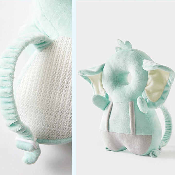 Babyhode pillow for småbarns head - and back safeguard