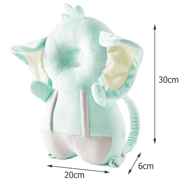 Babyhode pillow for småbarns head - and back safeguard
