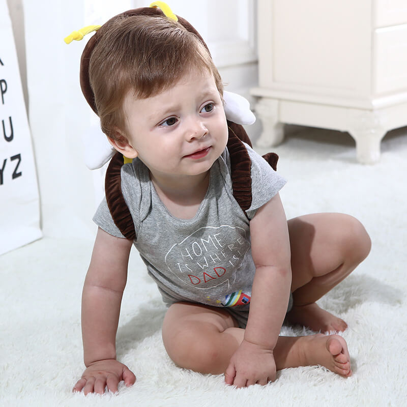 Babyhode pillow for småbarns head - and back safeguard