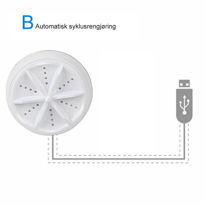 Portable Mini Oppvaskmaskin - Integrated Design