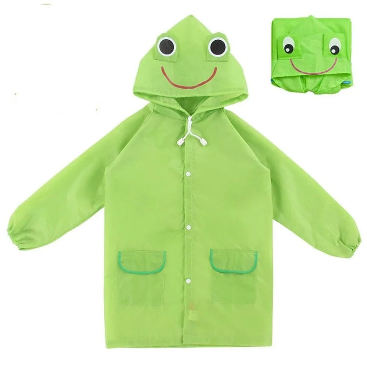 Children one lettere raincoat with comic strip motif