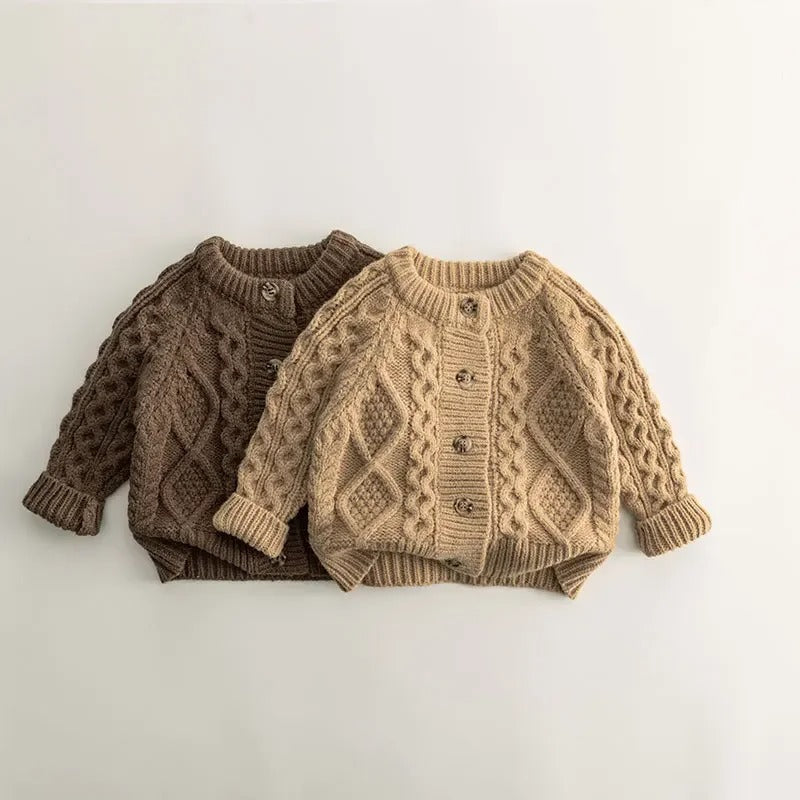 Barnestrikke jumper in soft cotton