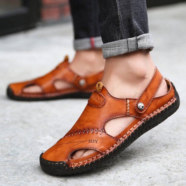 Benedict orthopaedic man sandals with comfort and support