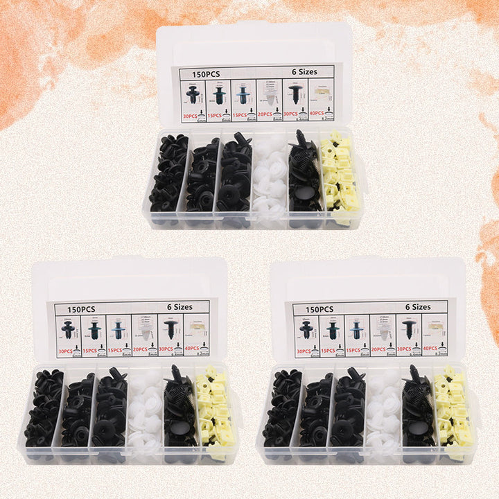 Bilkropp Plastnagler | Festemidler in Nylon | 150 pcs