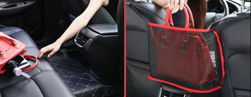 Car organiser: few order and security with this nettingholde clean