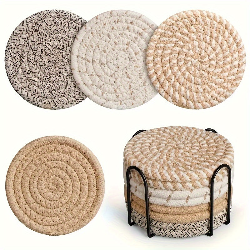 Boho surfaces set - 8 deler vevd design for borddeko ration