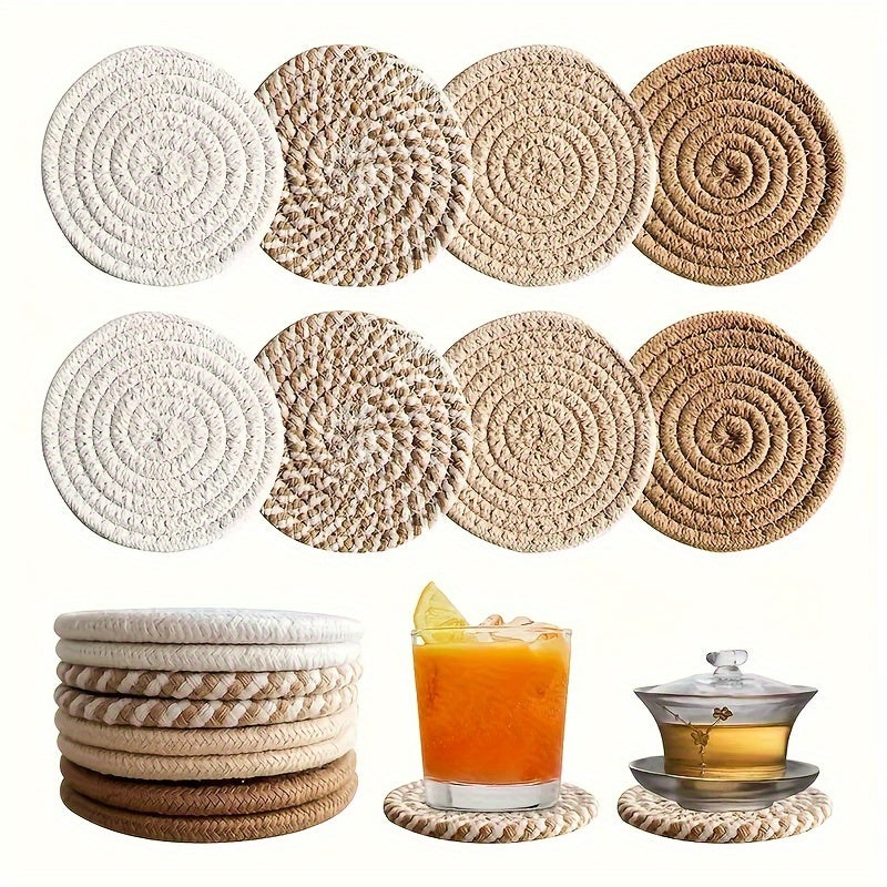 Boho surfaces set - 8 deler vevd design for borddeko ration