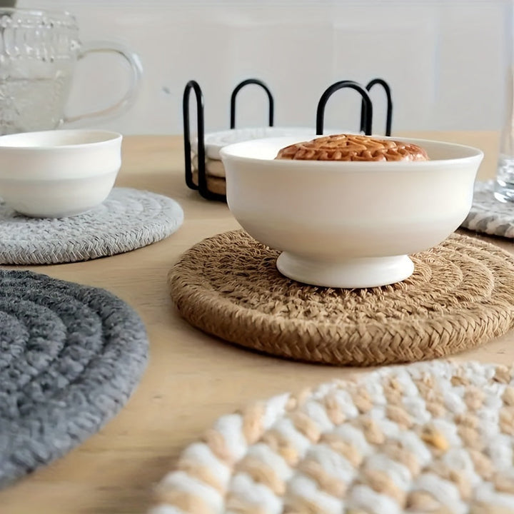 Boho surfaces set - 8 deler vevd design for borddeko ration