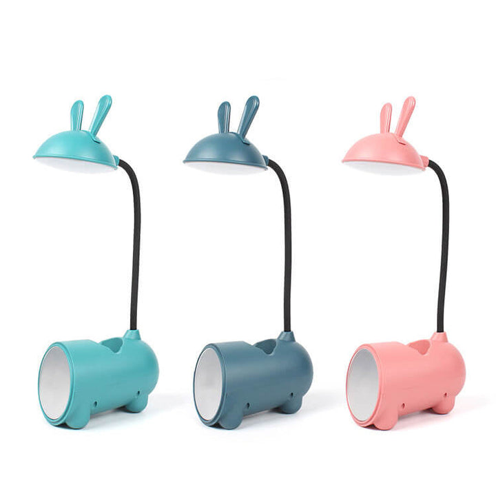 Table Lamp with LED Touch Control and Pen Holder