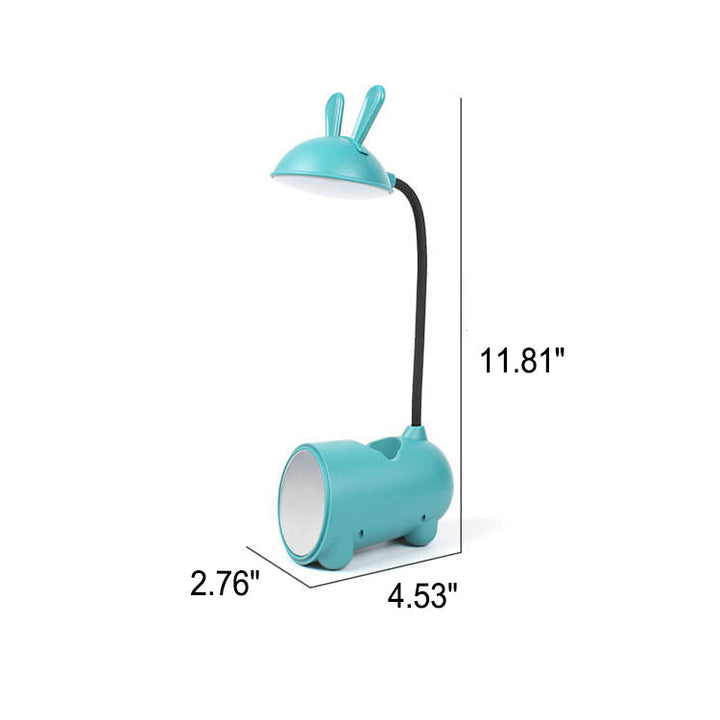 Table Lamp with LED Touch Control and Pen Holder