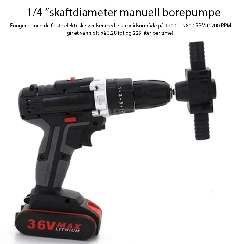 Borepumpe - Självpåfyllande Vannoverföringsenhet