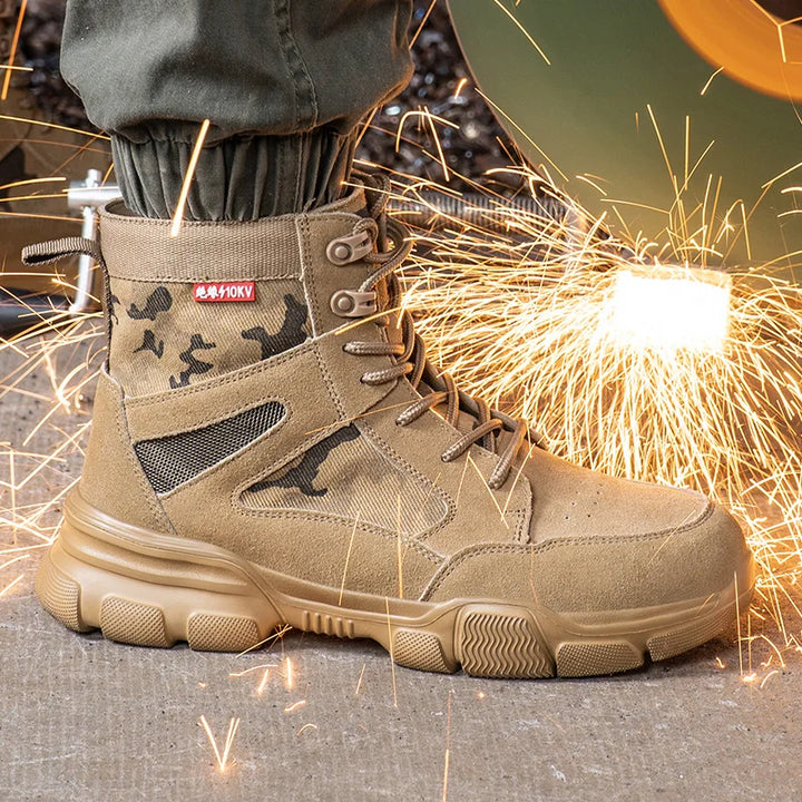 Work shoe with steel toe cap for men – Safe &amp; Comfortable