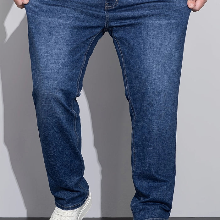 Men's Straight-Leg Jeans Everyday Comfort Stretch Fit