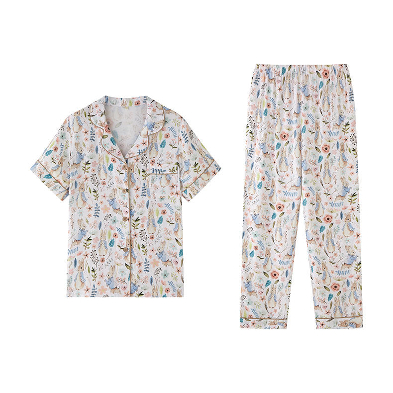 Women Pyjamassett with Botanisk Pattern