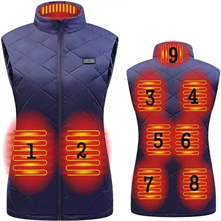 Women heat code: 9 - soners waistcoat with adjustable heat