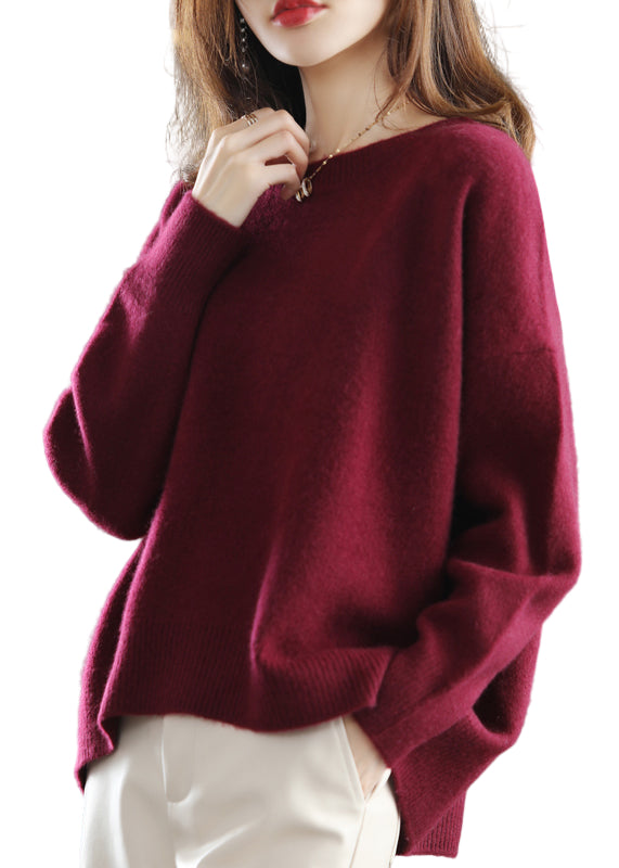 Damegenser with O-neck and Unique Patchwork-Design