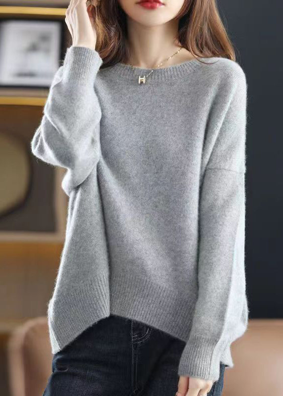 Damegenser with O-neck and Unique Patchwork-Design