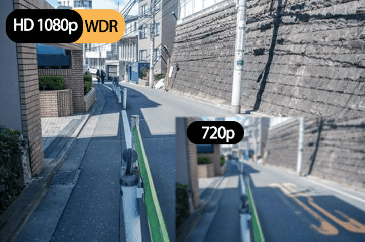 Car dashbord camera with full hd 1080 p and nattsyn