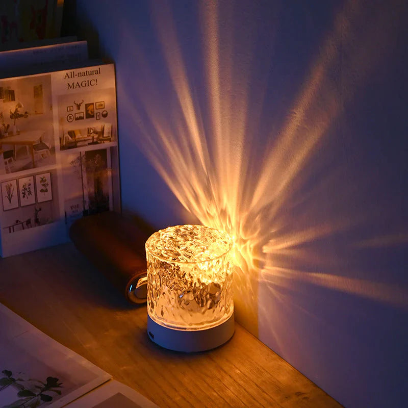 Decorative stemning lamp with remote control and rgb light